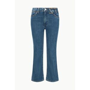 STAUD + WRANGLER THE CROPPED BOOT JEAN INDIGO WASH Size 27 FLARE Western